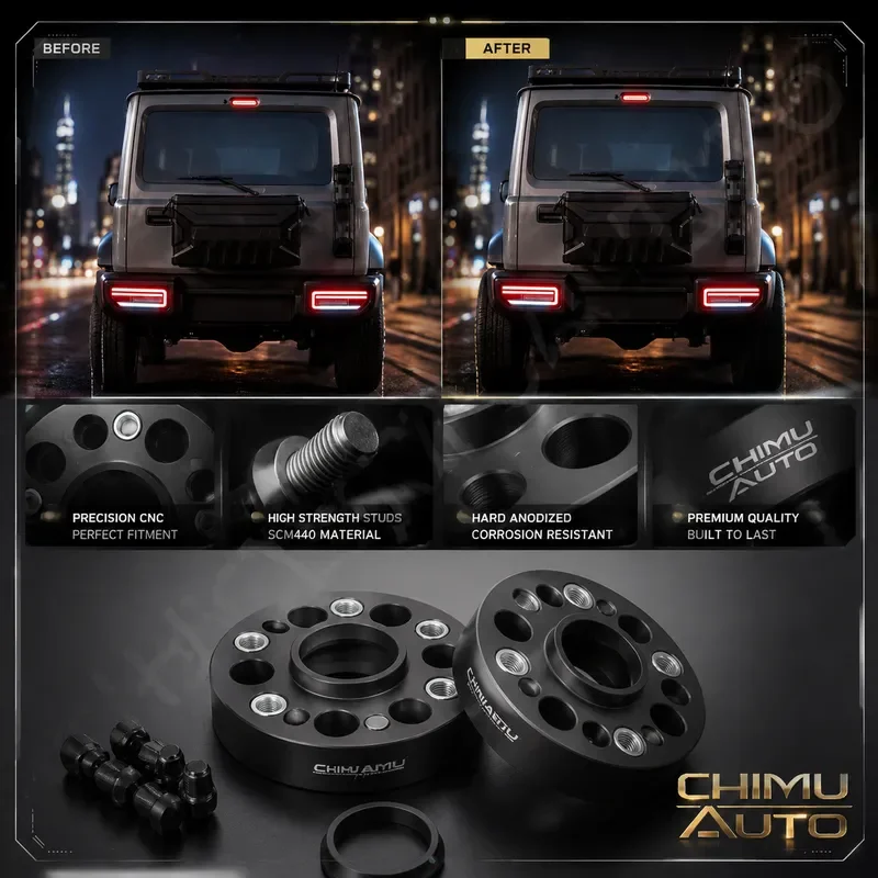 【CHIMU AUTO】 For Trumpchi GS8 M8 M6 E8 ES9 S7 Hyper HT HL GT A800 Forged Wheel Spacer Adapter 6061-T6 Hubcentric Kit