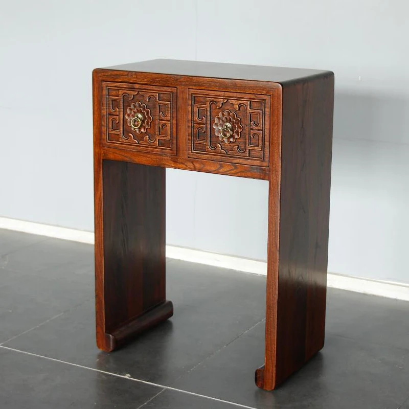 Furniture TB049 Traditional Chinese Ming and Qing Dynasty Classical Solid Wood Entrance Table, End View Table, Side