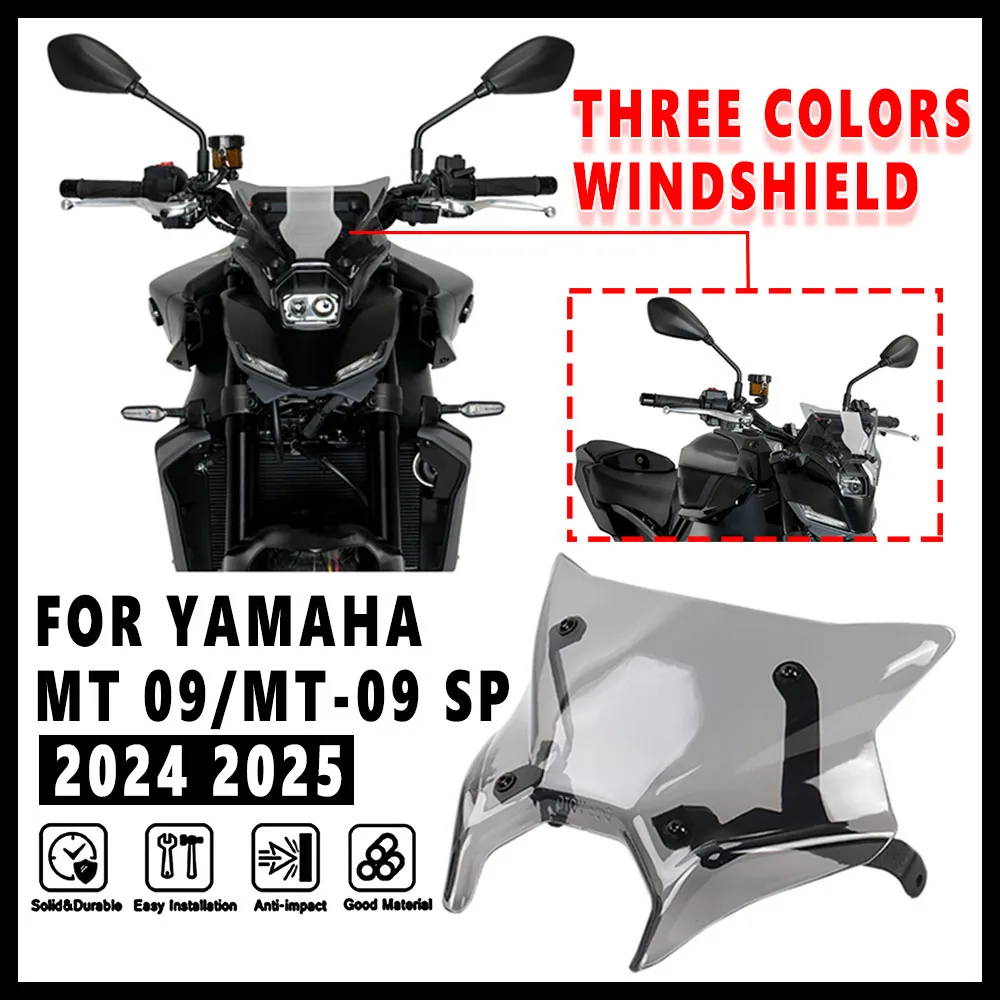

Motorcycle NEW Accessories Windshield Front Support Windshield Wind Deflector Fairing Lower For YAMAHA MT 09 MT-09 SP 2024 2025