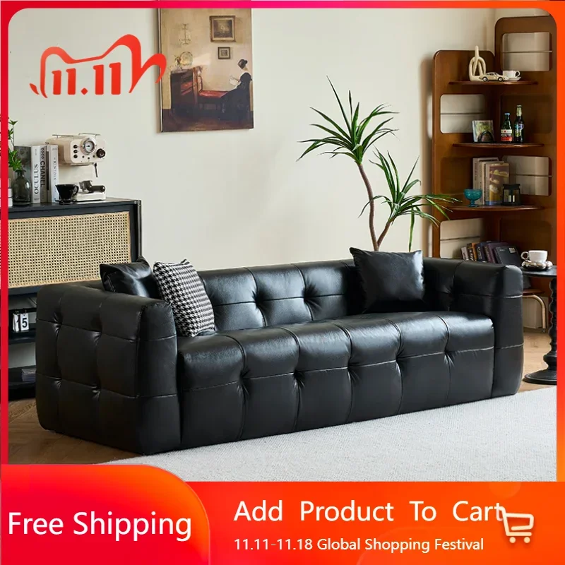 

Designer Black Modern Sofa Chair Fancy Luxury Lounge Loveseat Italian Sofa Home Floor Divani Da Soggiorno Apartment Furniture