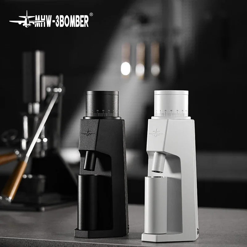 

MHW-3BOMBER Electric Coffee Grinder 7 Core 48mm Stepless Adjustable Burr Mill Professional barista coffee grinder