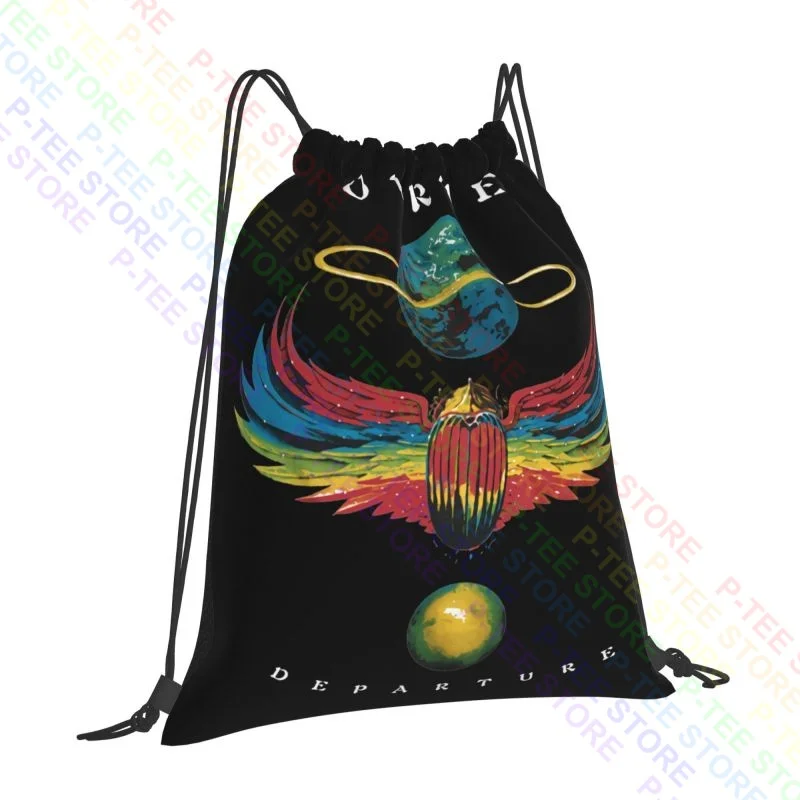 Journey Departure Album Cover Rock Band Tour Concert Drawstring Bags Gym Bag Portable Shopping Bag