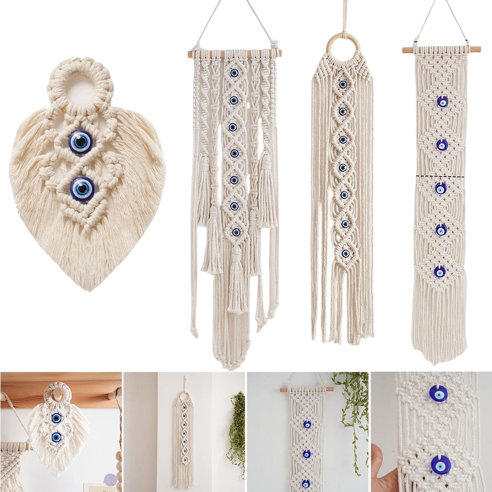 

Bohemian Style Wall Hanging Nordic Decor Handmade Cotton Tapestry Ornaments for Living Room Decoration Accessories Deco Porte