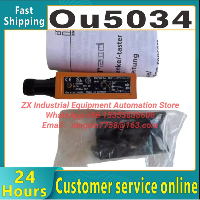 Original IFM photoelectric switch OU5034 output HPKG/US sensor Yifumen diffuse reflection infrared