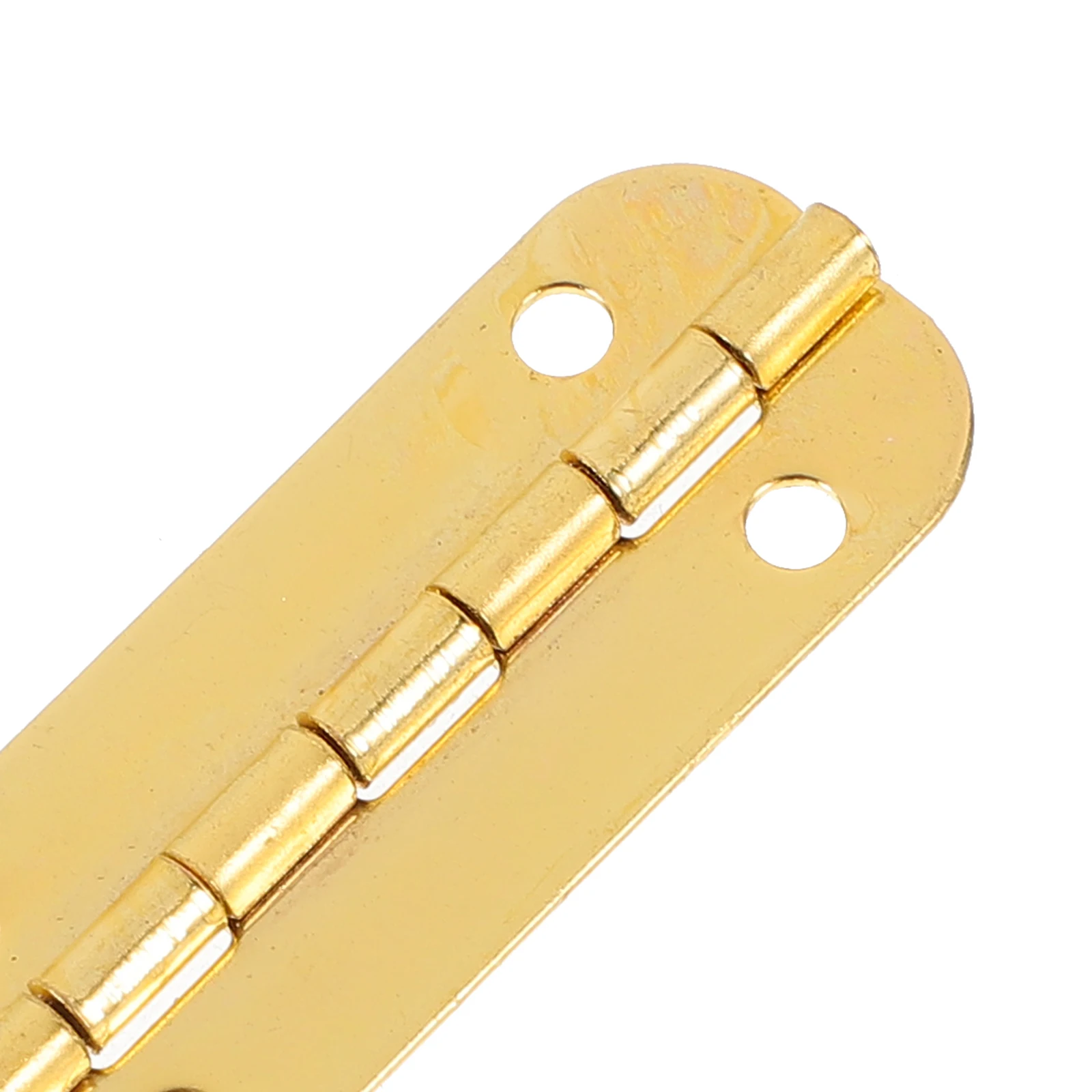 

24pcs Metal Small Jewelry Box Hinge Round Corner For Wooden Boxes Aquarium Covers Display Cases Crafts Foldable Long