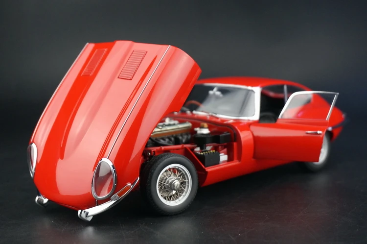 Autoart 1:18 E-type Series I 3.8 Red Simulation Limited Edition All Open Alloy Metal Static Car Model Toy Gift