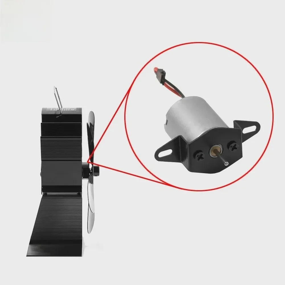 Stove Fan Motor Replacement for Fireplace Fans 1500 RPM Aluminum Housing Designed for Reliable Heat Circulation