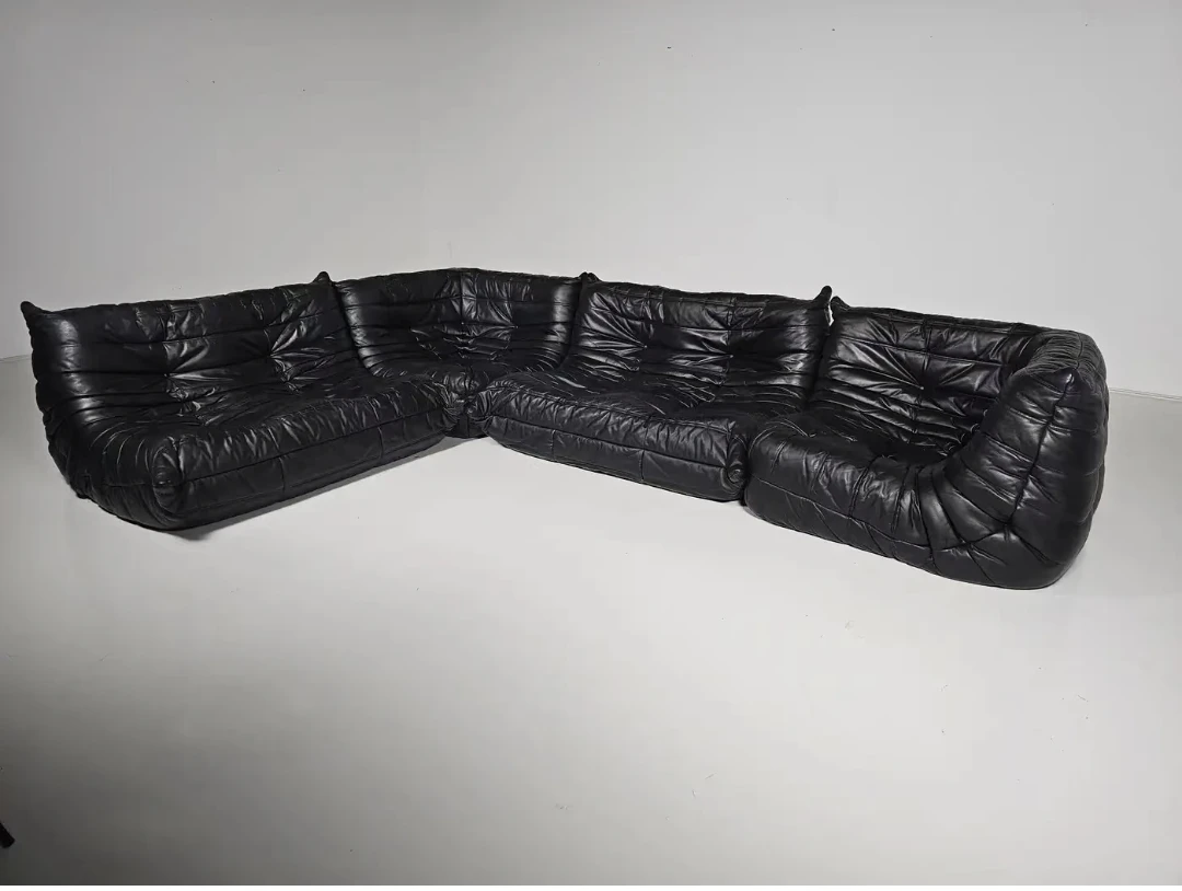 

Leather caterpillar sofa set is very practical for living rooms, bedrooms, hotels, and businesses,