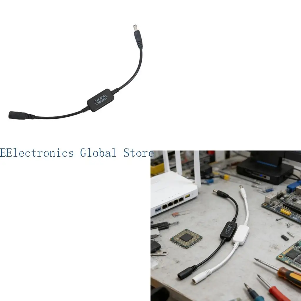 462B Routers Rebooter Cable Automatic Power Cycling Function for Preventing Networking Downtime Enhancing Stability DC5.5x2.1mm
