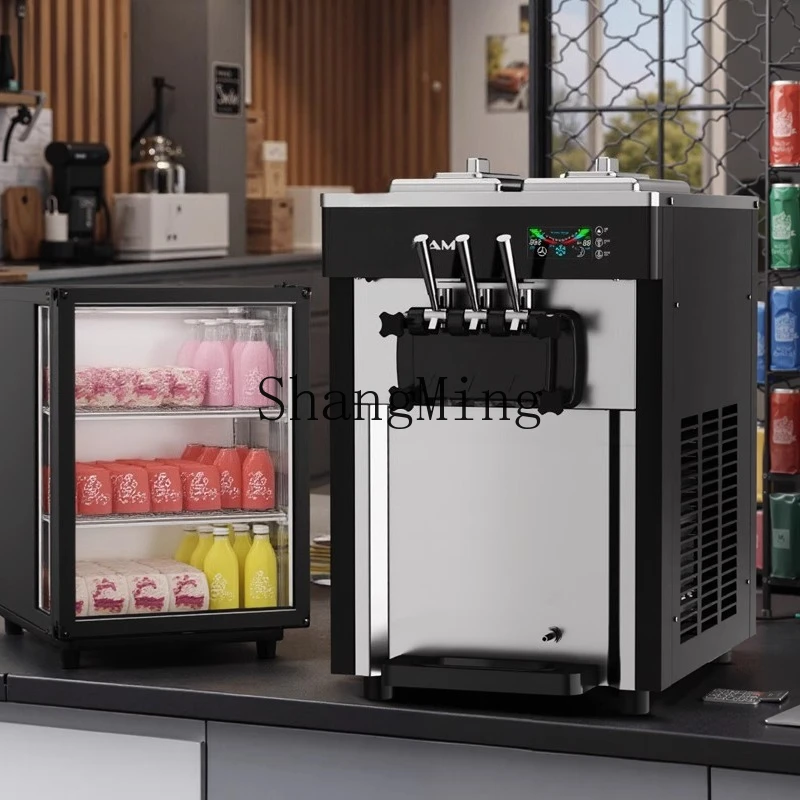 ZYY Commercial No-cleaning Vertical Soft Ice Cream Ice Cream Machine Automatic Ice Cream Machine