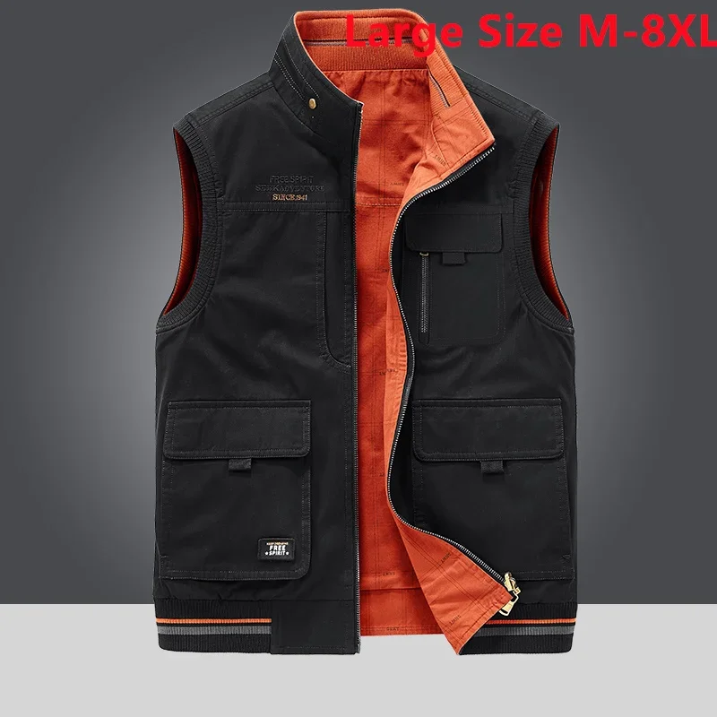 Heater Vest Sleeveless Jacket Camping Fishing Clothing Winter Outerwear Men's Vests MAN Sports Big Size Clothes Jackets Hunting