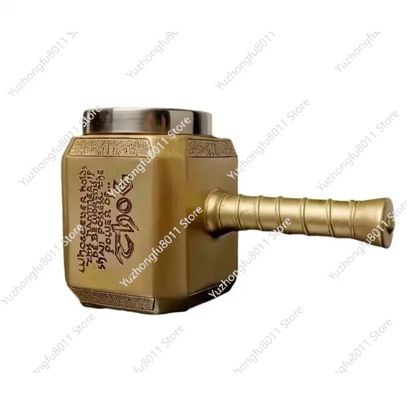 

Hammer Mug for Beer Coffee Cup, Sculpted Stainless Steel, Resin Beer Mug, Birthday Gift, 450ml