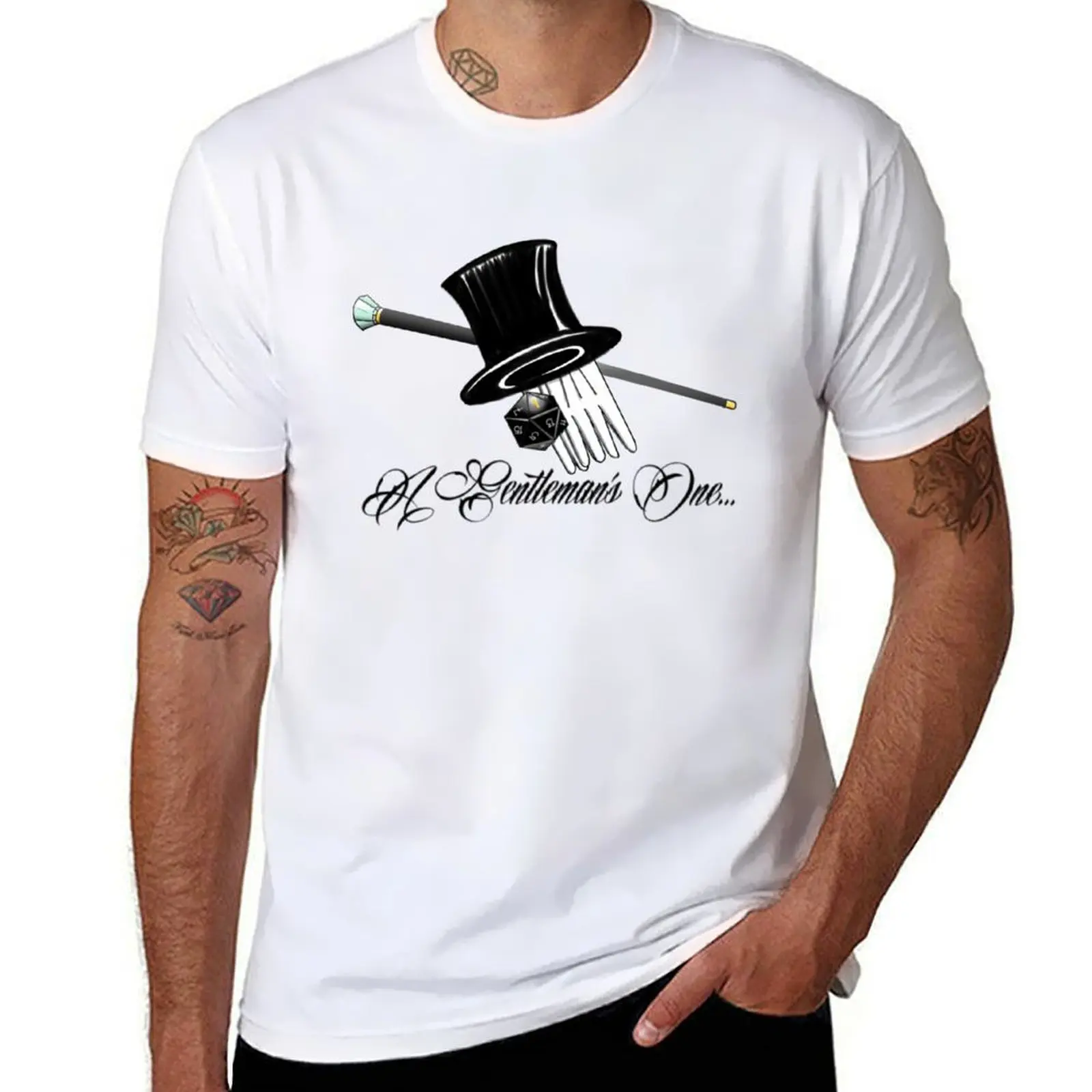 

A Gentleman's One T-Shirt luxury clothing labubu graphics anime shirts men