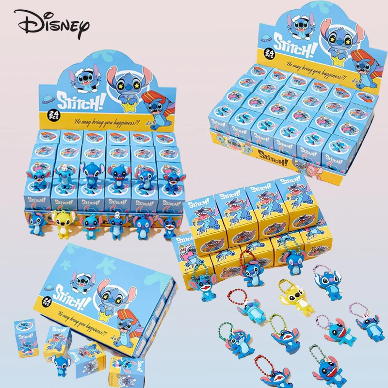 

Новая высококачественная аниме-фигурка Disney Stitch, игрушки, милый брелок Lilo Stitch, загадочная коробка, игрушка для взрослых, подарки на Рождество и день рождения