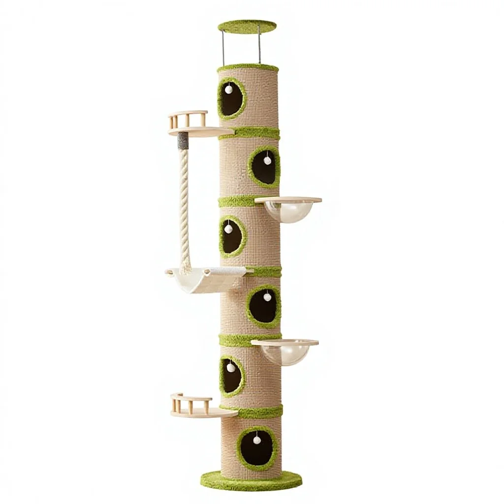 

&c Cost-effective cat Climbing Frame cat Non-solid Wood Pillar cat Frame Sisal Toy cat Supplies