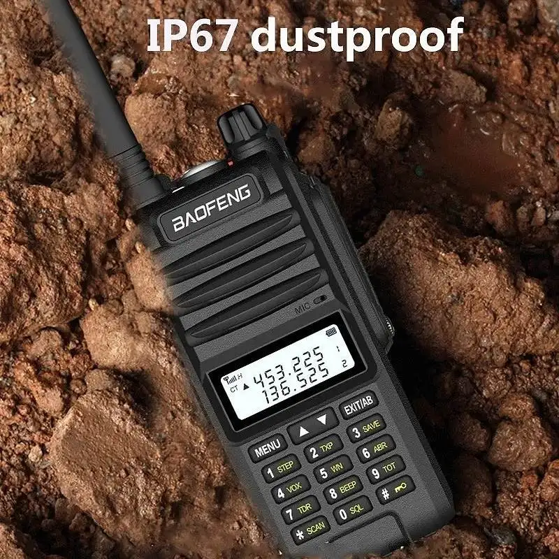 Baofeng-BF-A58Sトライバンドトランシーバー、136-174 mhz、200-260、400-520mhz、ポータブル双方向ラジオ、ip67防水、屋外fmラジオトランス