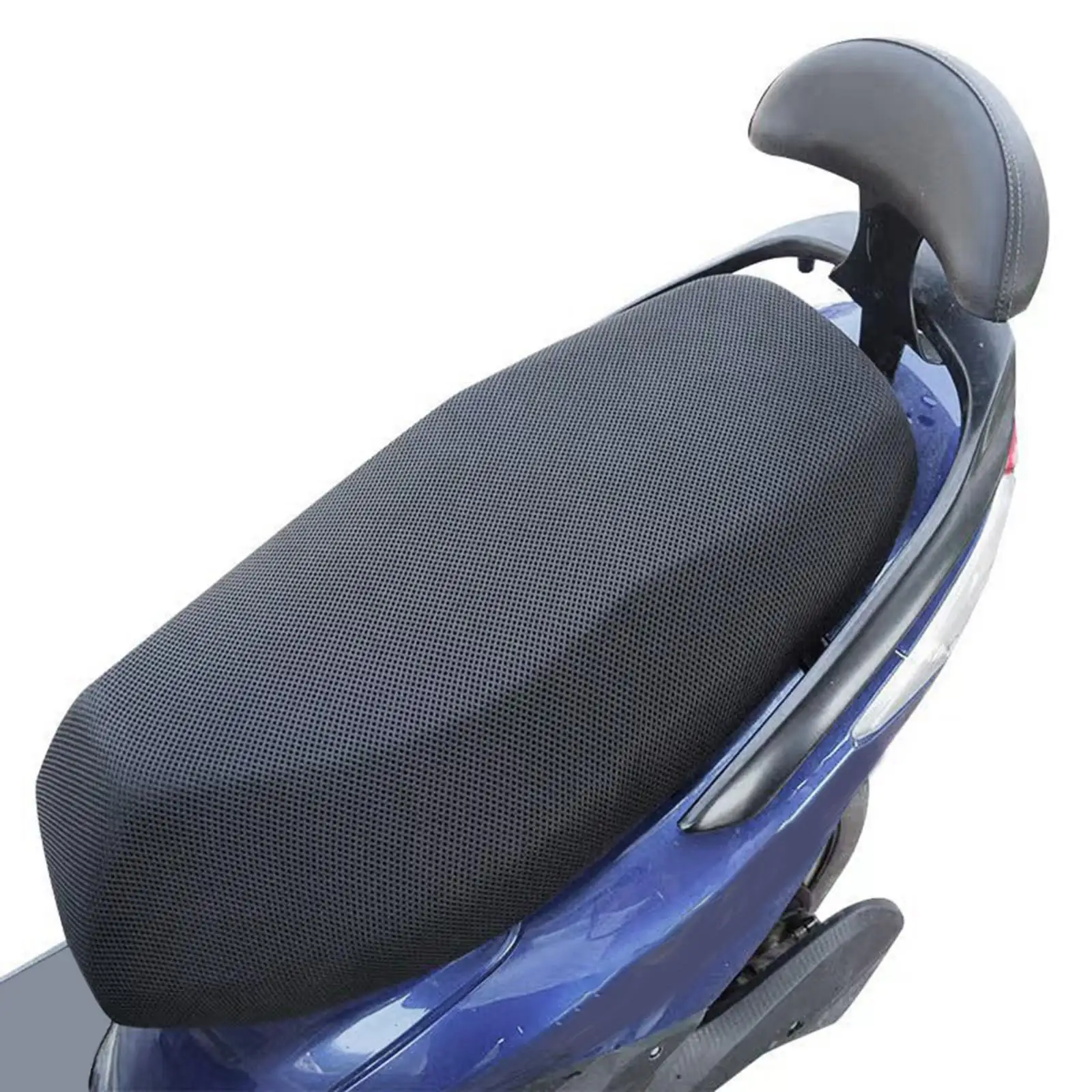 Universal Motorcycle Seat Cushion Cover/ Flexible Breathable Mesh Saddle Seat Protector Accessories/ for Motorbike Scooters/