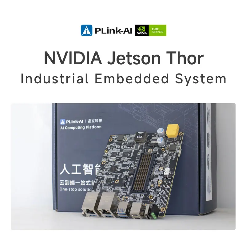 PLink Y-C28 -40 to +85℃ Industrial Carrier Board 4x CAN Bus and Quad Gigabit Ethernet Jetson Thor Development Board