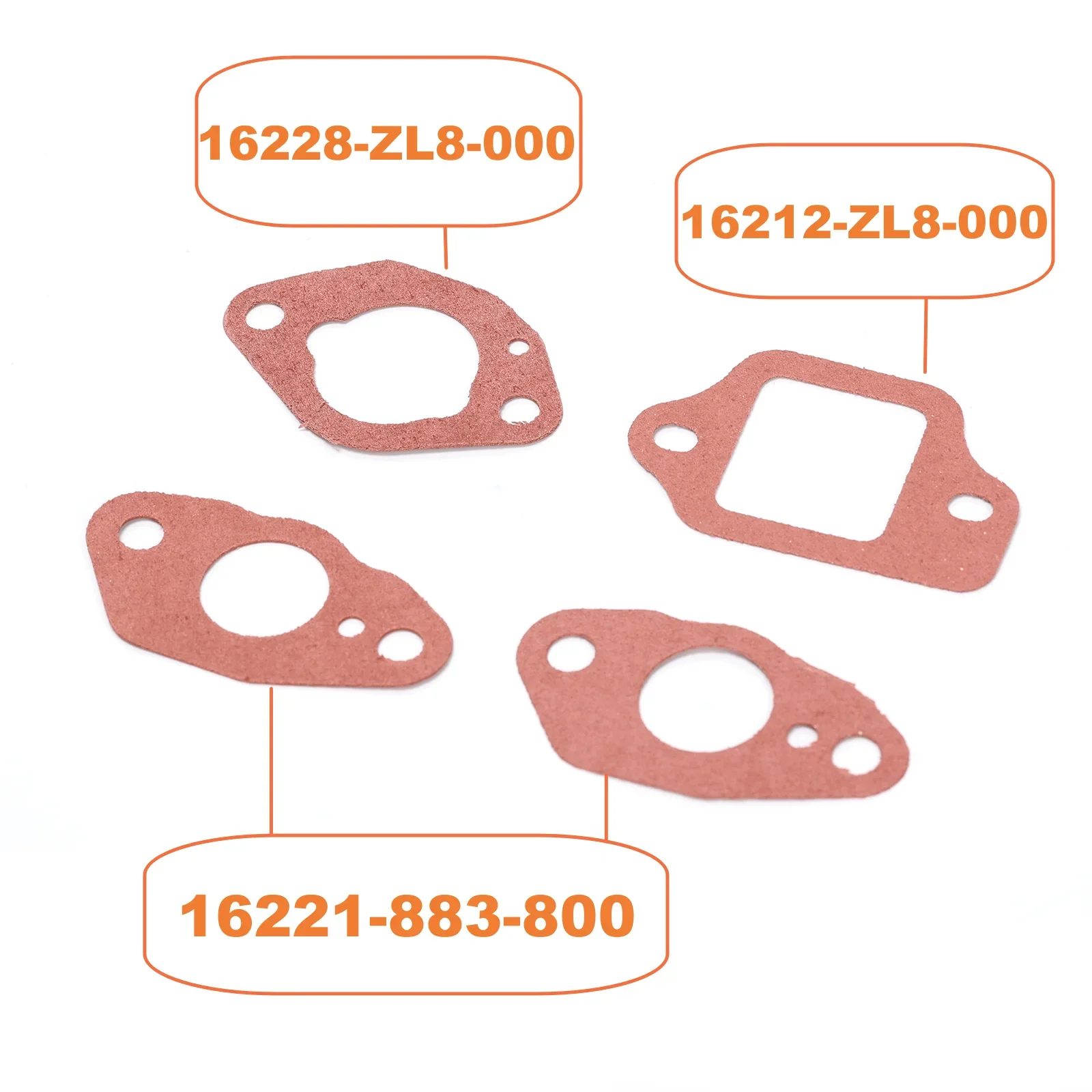 10 Uds junta de carburador de cortacésped para motores HONDA GCV135, GCV160, GCV190 HRB425C, HRB475C, HRB476C, HRB536C ( 16221883800 )