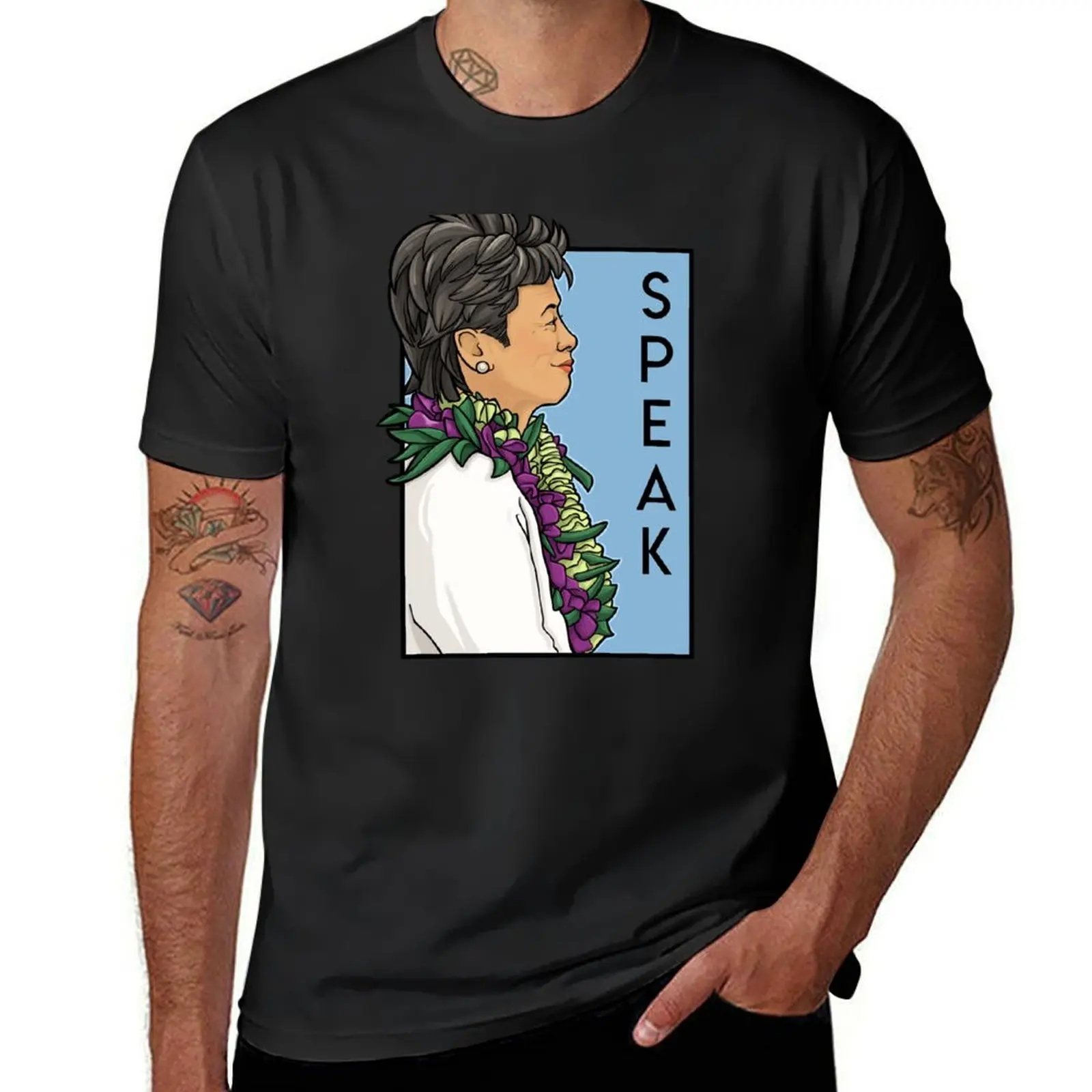 Speak T-Shirt boys whites blanks customs design your own oversized t shirt men