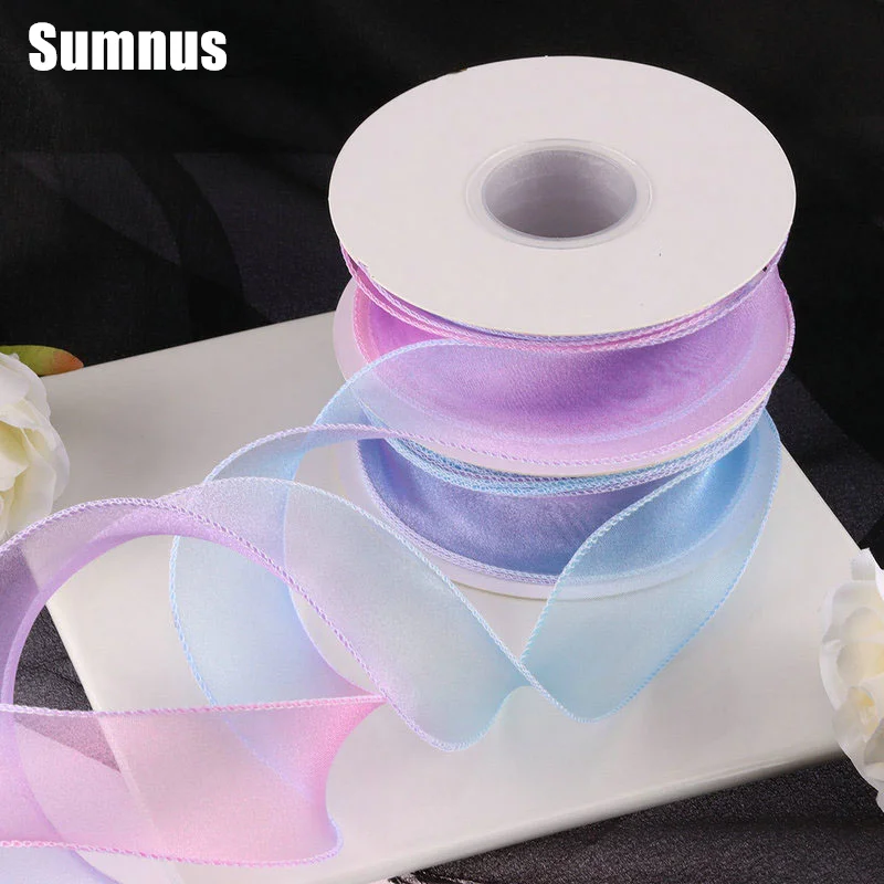 SUMNUS Wedding Ribbons Mixed Colours Wedding Occasion Decorations Flower Bouquet Gift Box Tie Ribbon