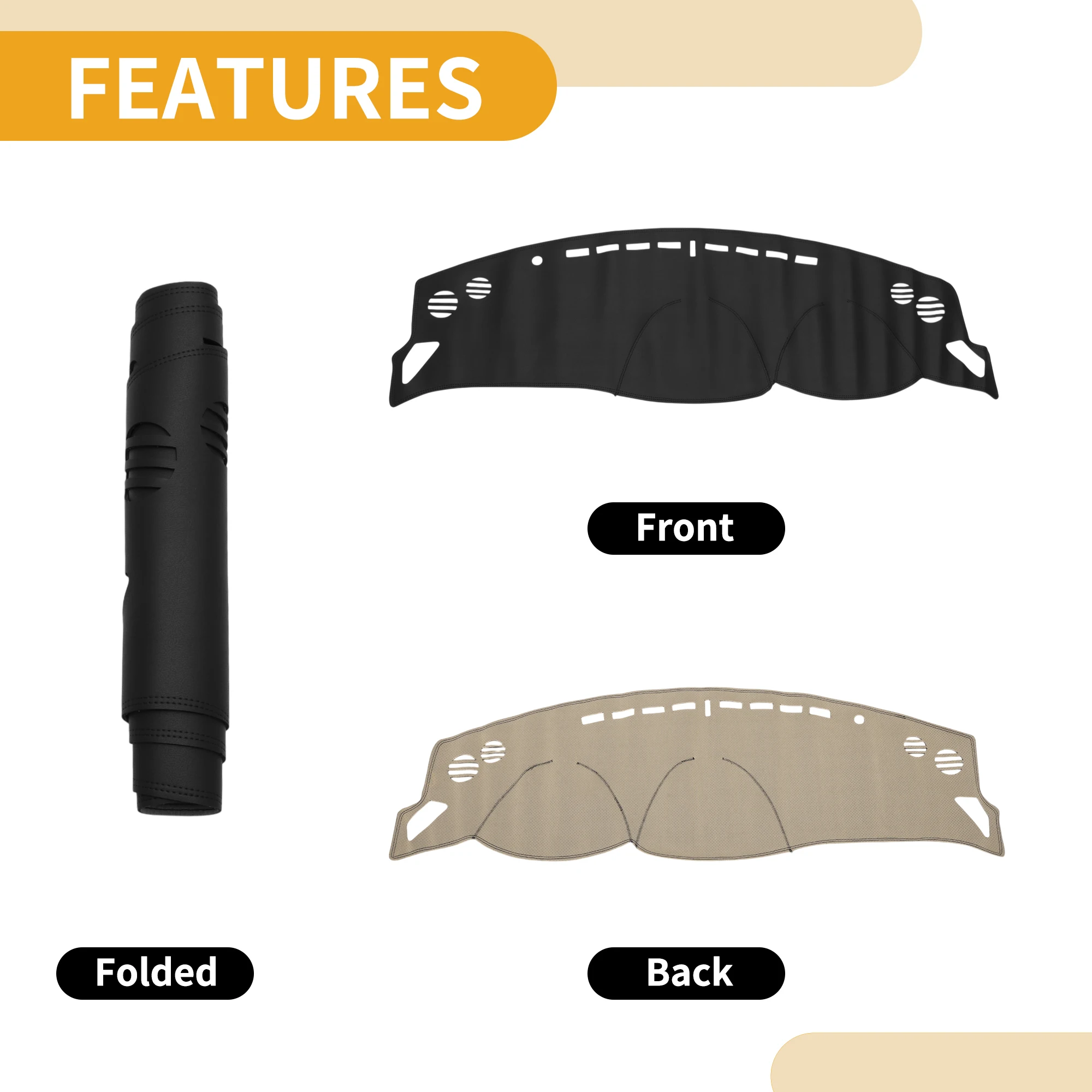 

UXCELL Чехол на приборную панель для Toyota 86 2013-2016, коврик для приборной панели, ковер, центральная консоль, коврик для приборной панели, салон автомобиля, противоскользящий искусственный L