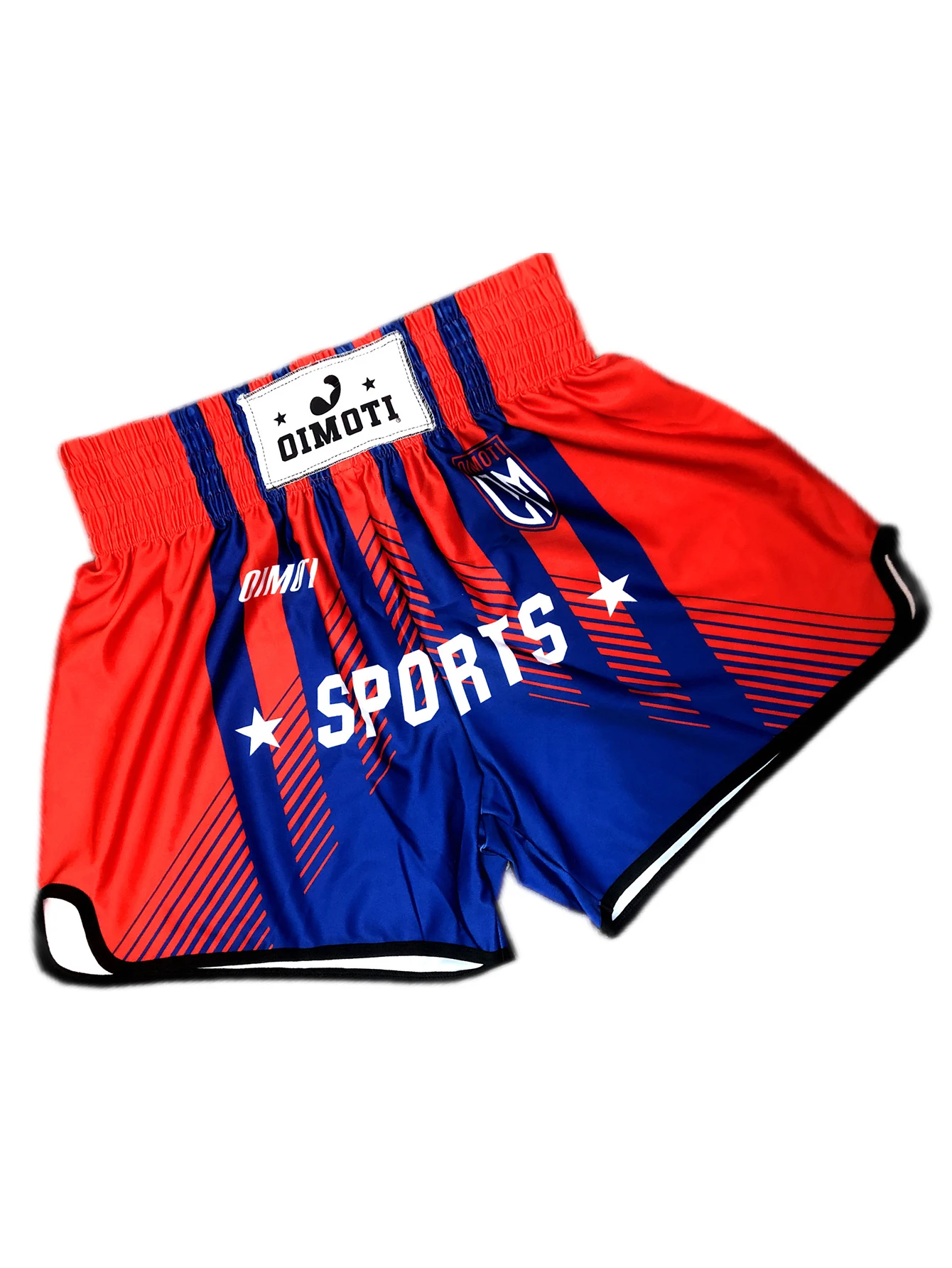 High-Waist Sports Shorts Boxing Fitness Shorts High-Elasticity Breathable Quick-Dry Fabric Sambo Jiu-Jitsu Training Shorts