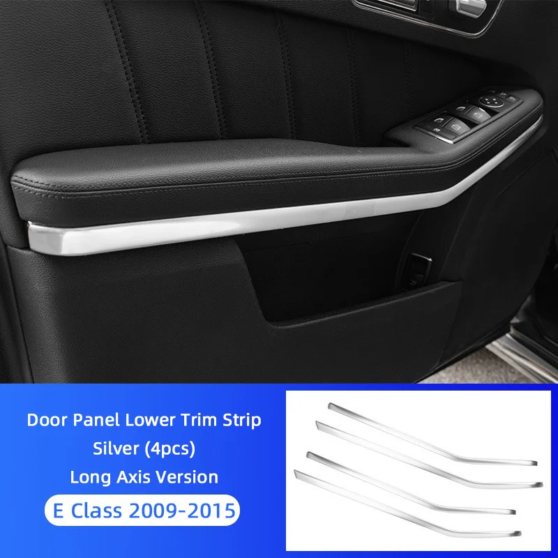 For Mercedes Benz E Class W212 A207 C207 S212 Long Axis Version,Car Interior Door Panel Handle Armrest Side Trim Strip Cover