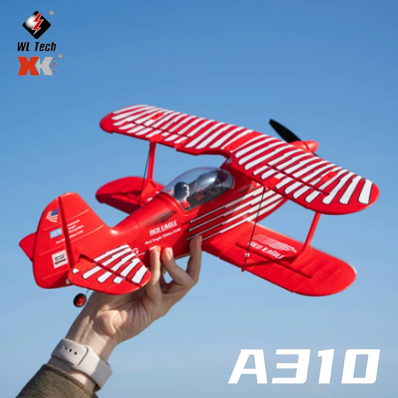 2026 New WLtoys Remote-Controlled Aircraft Brushless Motor 3D/6G with Gyroscope Dual Wings Four Channel Airplane Boy Toy Gift