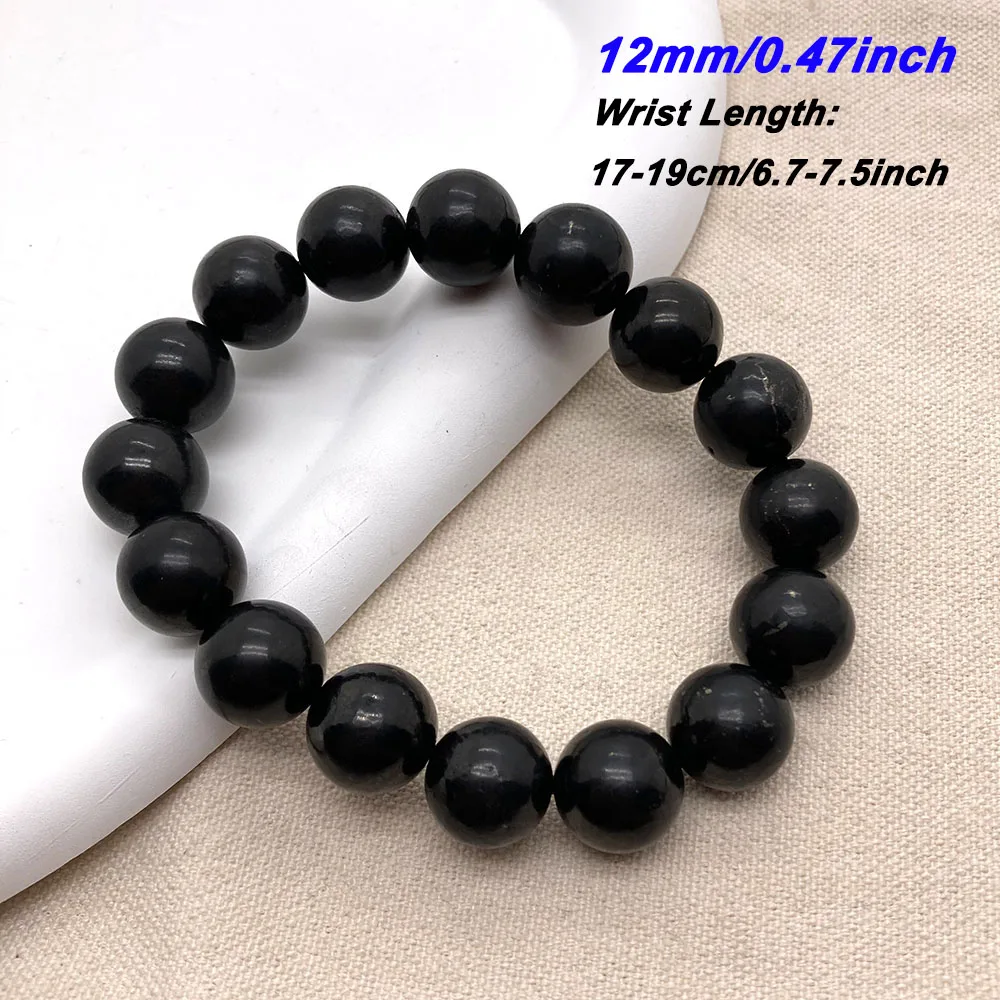 6–12 mm schwarzer russischer Schungit-Energie-Edelstein zur Reinigung von Männer und Frauen, Dekoration, Geschenk – Detail 7