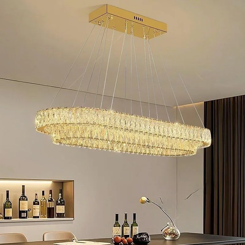 

Modern home decoration crystal chandelier, stair Pendant lamp, living room Pendant lights, interior lighting