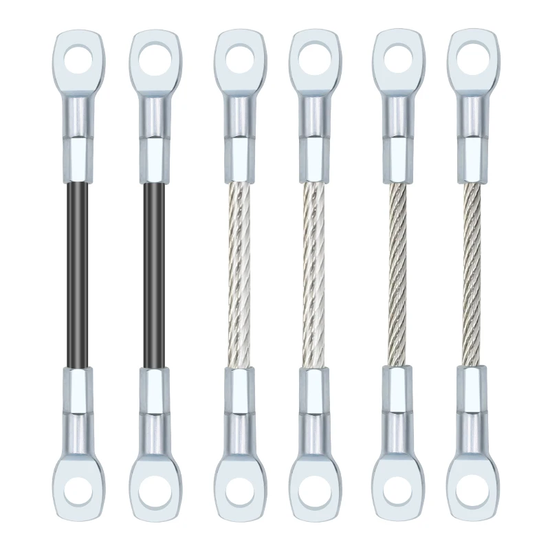 1PCS6mm Stainless Steel Wire Rope, Anti Fall Safety Rope, Can Securely Connect Materials Suitable for Industrial and Outdoor Use
