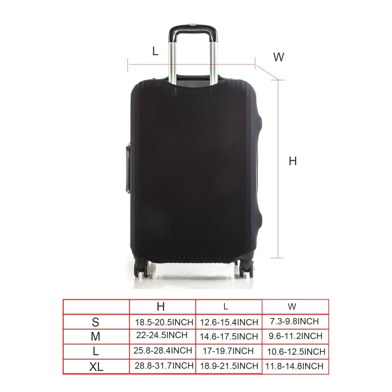 

Spandex Travel Luggage Cover Suitcase Protector Bag Fits 20-32 Inch Luggage