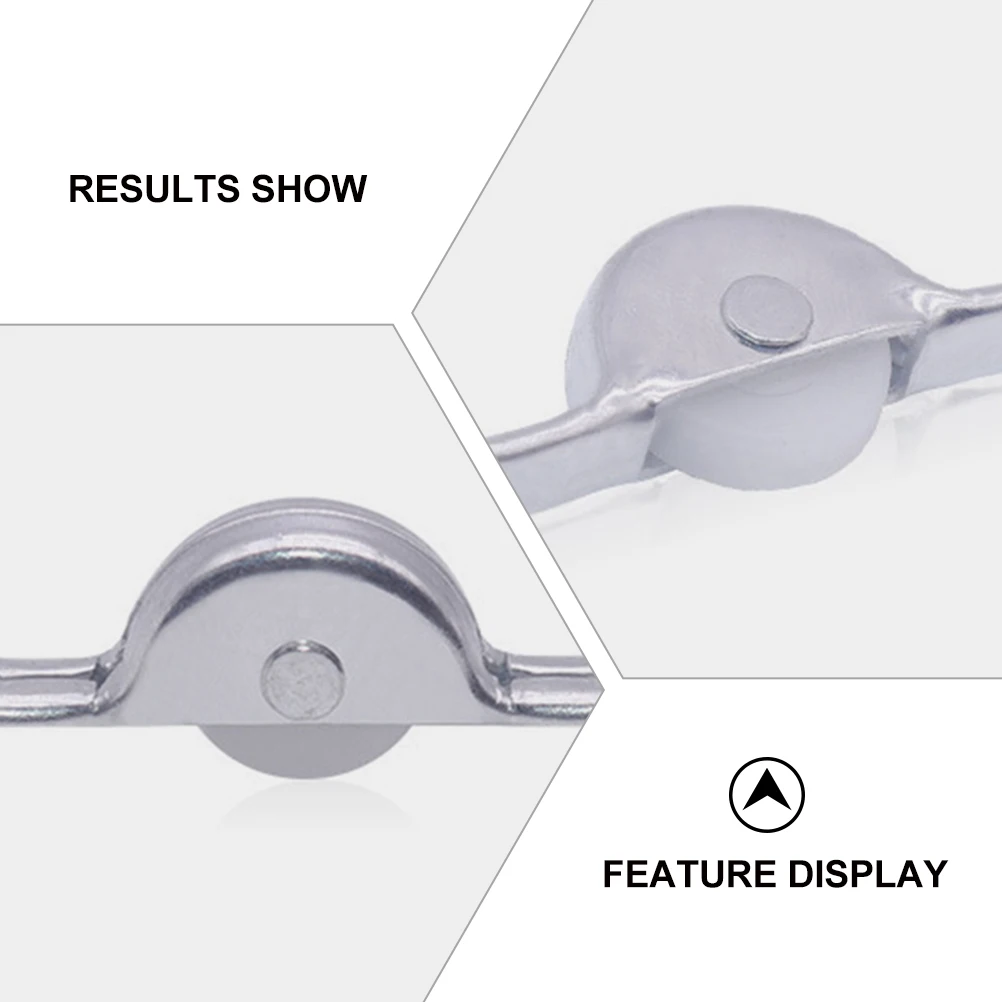 

16pcs Track Pulleys Smooth Durable Sliding Wheels Home Closet Door Roller Closet Track Wheel Window Door Accessory