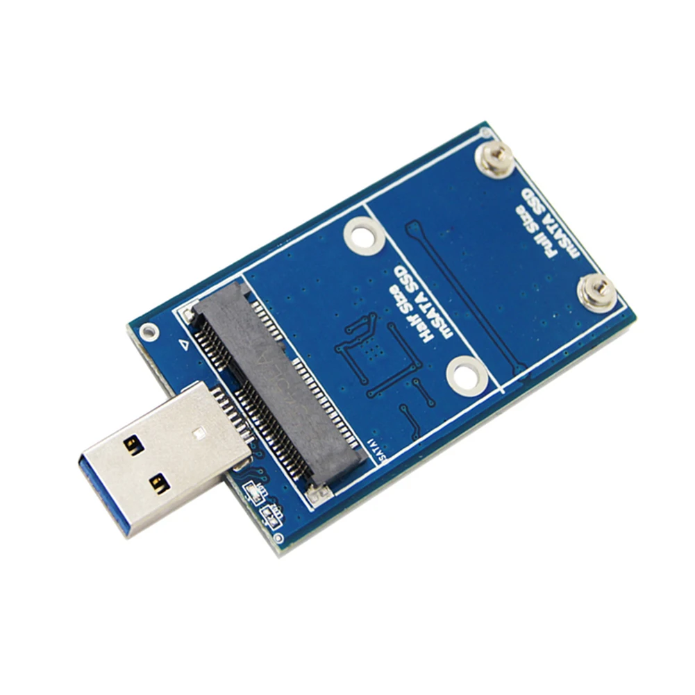 

Mini External Hard Disk HDD Case 6Gbps SSD MSATA To USB 3.0 Hard Drive Case Wireless PCI-E for 30*30/50 MSATA SSD