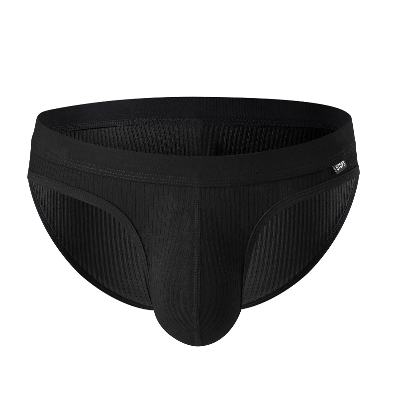 High Fork Underwear Men Threaded Sweat-Absorbent Briefs U Convex Panties Breathable Calzoncillos Hombre Young Underpants