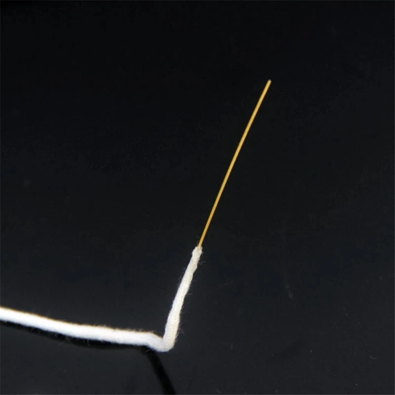 10pcs/Lot 30cm Long Universal Replacement Cotton Wire Wicks with Metal Needle For Zippo Kerosene Petrol Lighter Repair Accessory