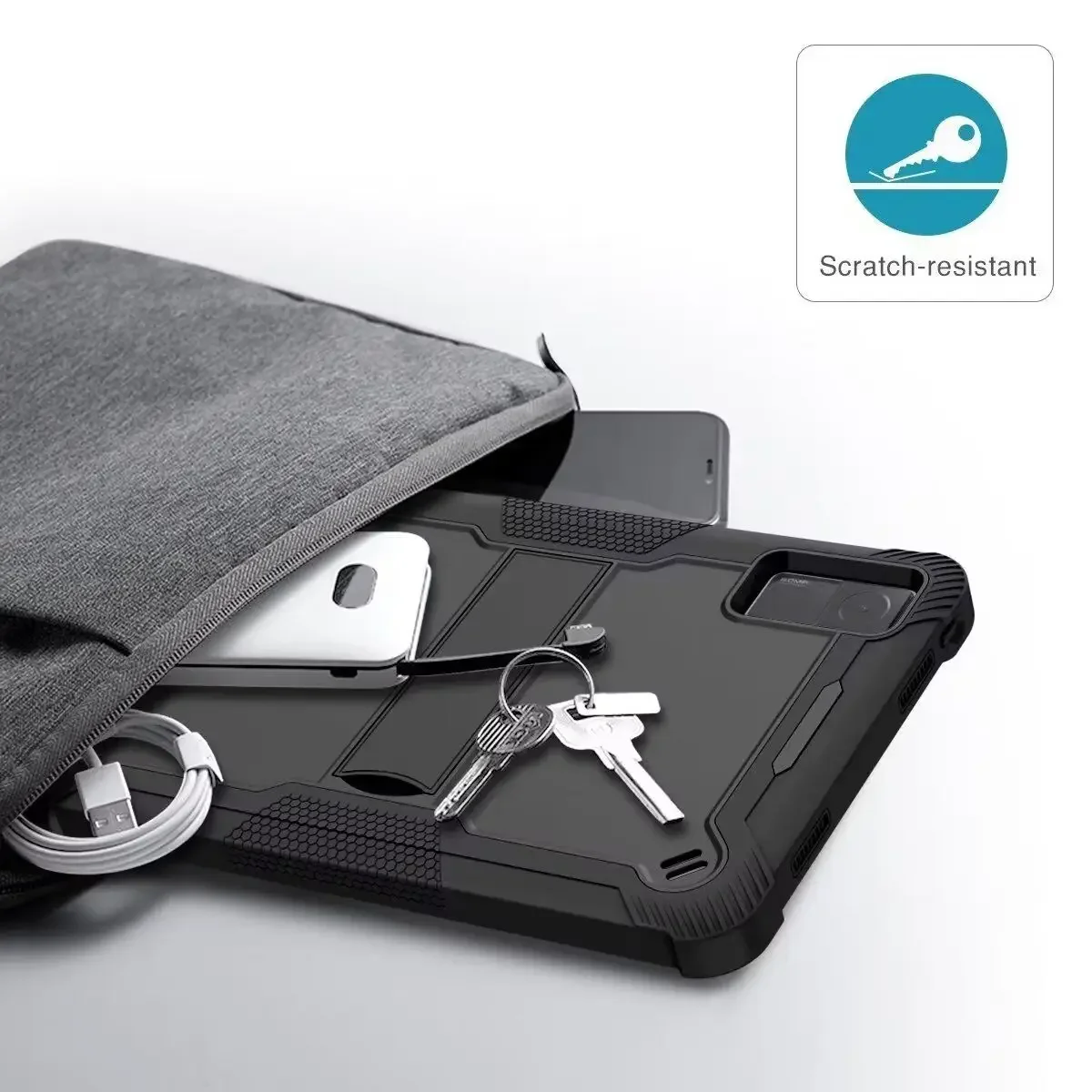 For Xiaomi Redmi Pad SE 11 10.61 Mi Pad 6 11" PC Tablet Stand Cover Kids Shockproof Case For Redmi Pad 10.6 With Holder Shell
