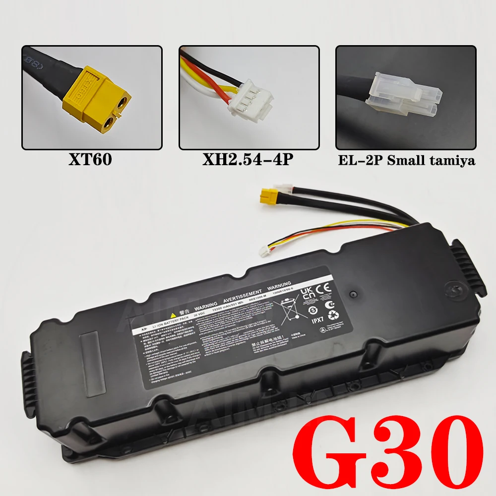

G30 36V Soccter battery 18650 10S6P 15.3Ah For Ninebot MAX G30 G30LP Soccter