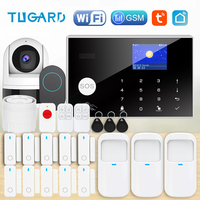 Tuya App Control GSM WiFi Smart Home Security Alarm System Wireless Alarm Host with Motion Door Sensor Professional Security Kit