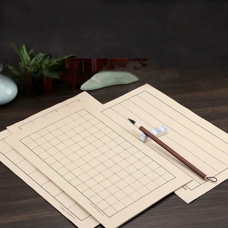 Antique Xuan Paper Small Regular Script Half Ripe Calligraphy Xuan Paper Regular Script Small Running Script Handmade Xuan Paper