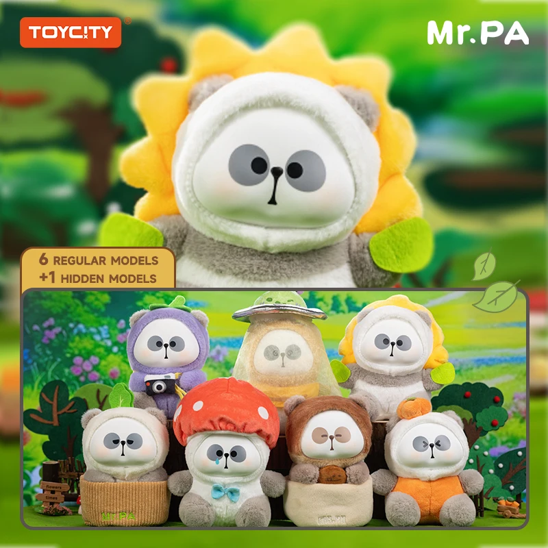 

MR.PA“The Escaped Vegetable”series Toycity Blind Box Toys Plush Doll Cute Panda Action Figure Mystery Box Kids Surprise Gifts