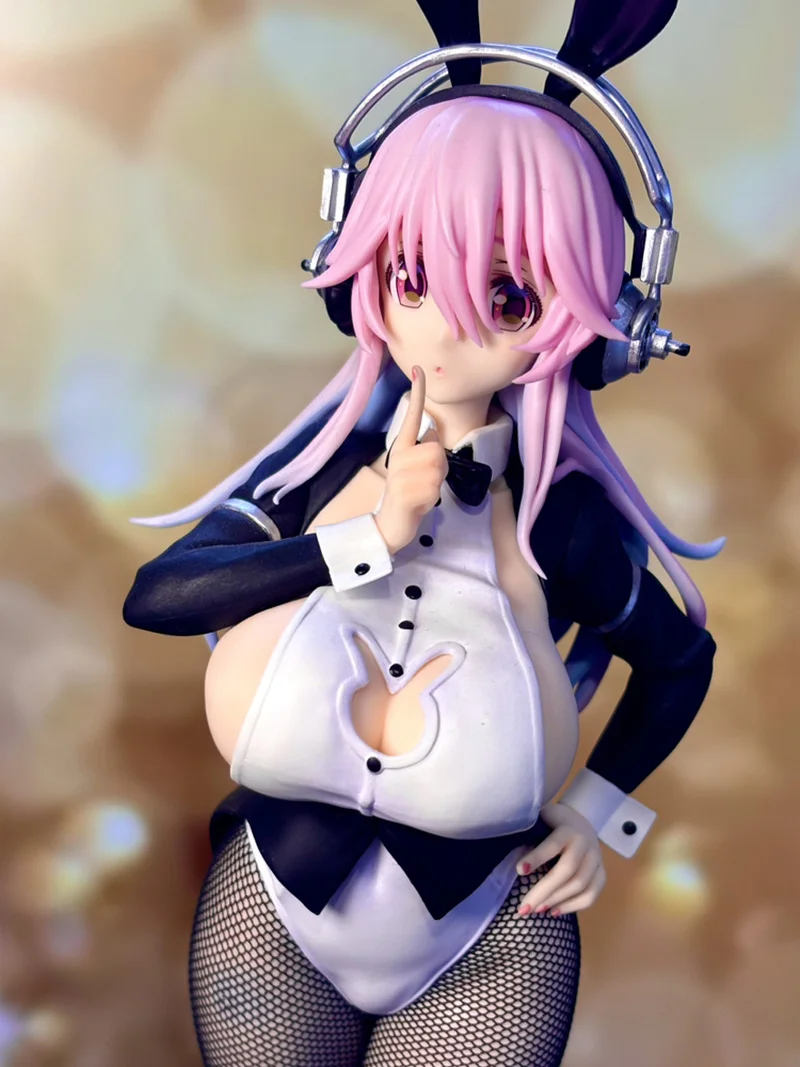 

In Stock Genuine Furyu Bicute Bunnies Figure -SUPER SONICO /Newly Drawn Costume Model Toy Tailcoat Rabbit Girl Desktop Ornament