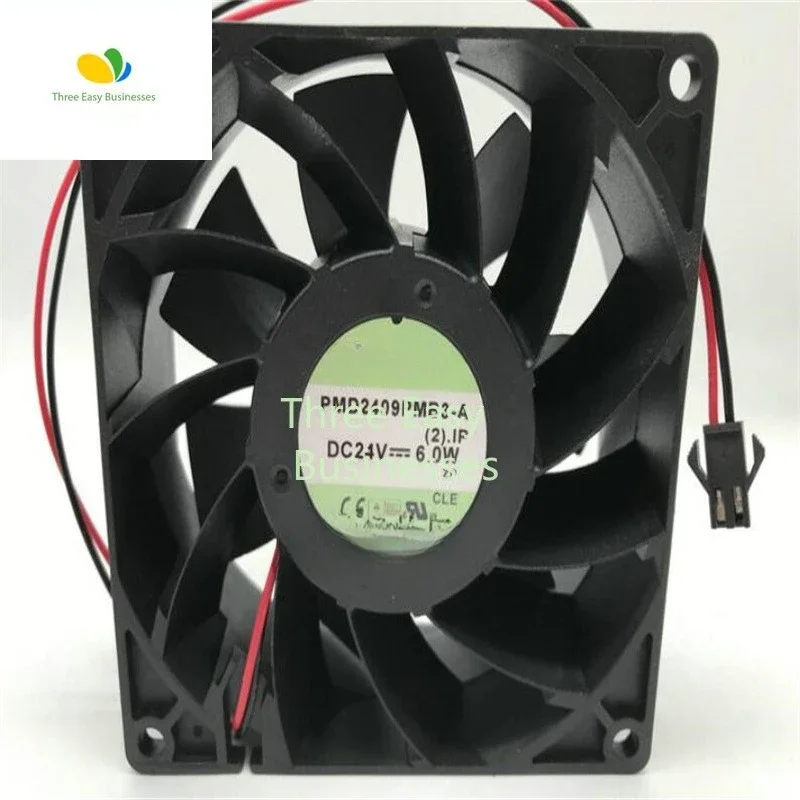 

Original 9038 PMD2409PMB3-A 24V6.0W two-wire inverter cooling fan