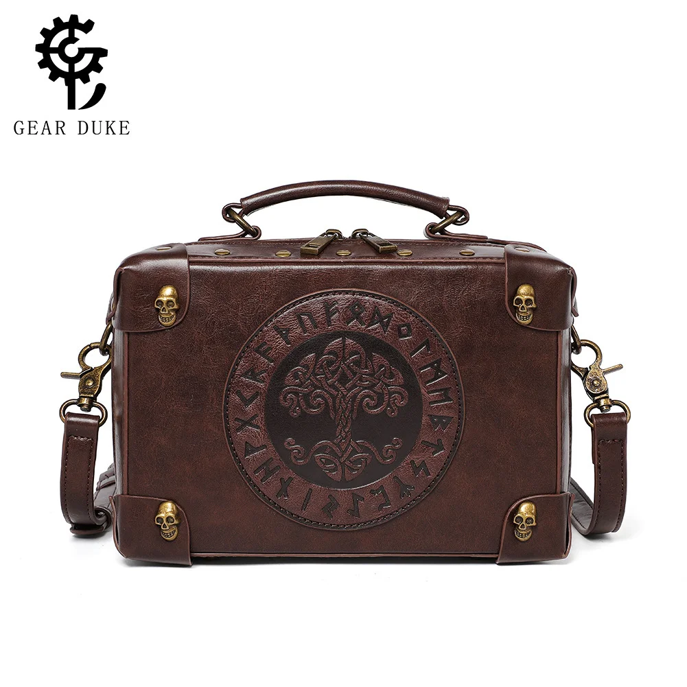 

TEMU New European and American Punk Retro Wind Pressure Flower Women's One Shoulder Diagonal Cross Bag Handheld
