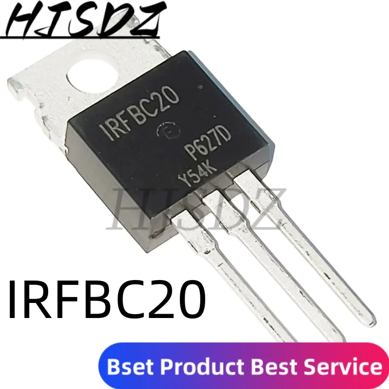 5pcs/lot IRFBC20 TO-220 600V 2.2A