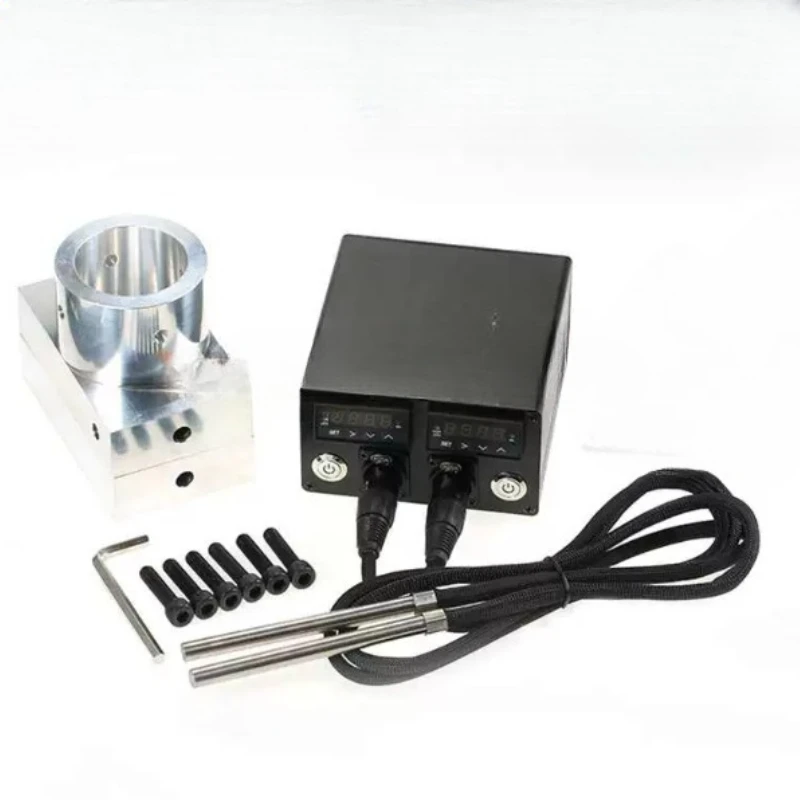 Rosin Press Dual Hole PID Temperature Controller, Digital Heat Control Module for Rosin Press Machine