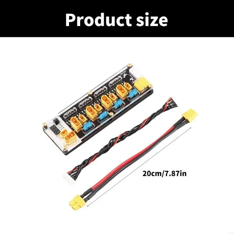 

4 Channel Battery Board Supports 2-6S with 15A Protections 193A