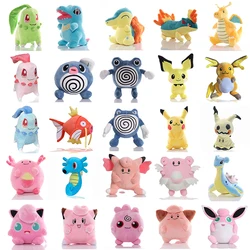 20cm Amine Pokemon Cyndaquil Quilava Totodile Plush Toys Cute Poliwag Chikorita Doll Cartoon Clefairy Blissey Plushie Kids Gifts