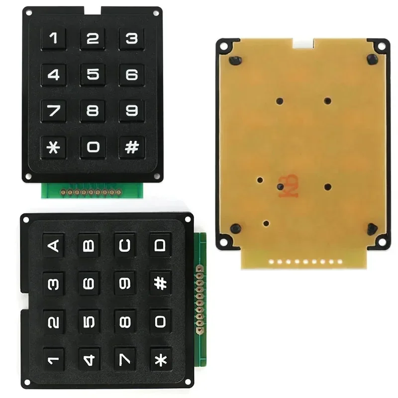 12 16 Key  4*4 4*3 Membrane Switch Keypad 4 x 4 4 x 3  Matrix Array Matrix keyboard membrane switch keypad for arduino